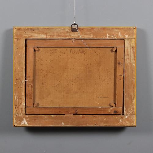 E. Rudolf Biedermann, Landscape, 19th Century, Oil Painting, Framed For Sale - Image 10 of 12