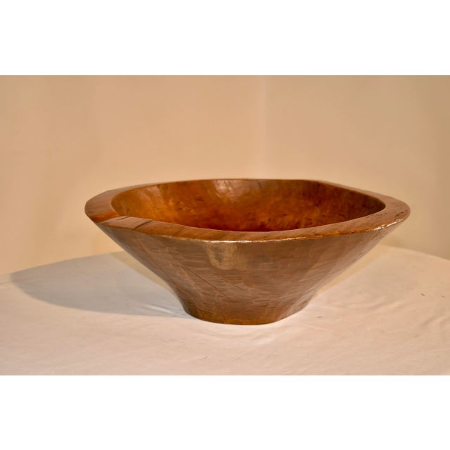 French Country 19th Century Sycamore Bowl For Sale - Image 3 of 9