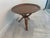 Copper 1960s Moroccan Hand Worked Copper Tray With Carved Teak Tripod Base For Sale - Image 8 of 12