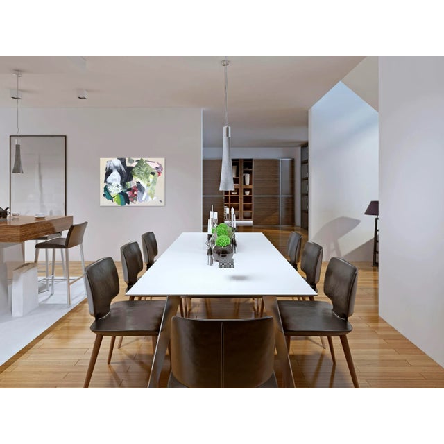 Textile Abstract "Artist Palette/ Statue" Original Artwork by Brandon Neher For Sale - Image 7 of 10