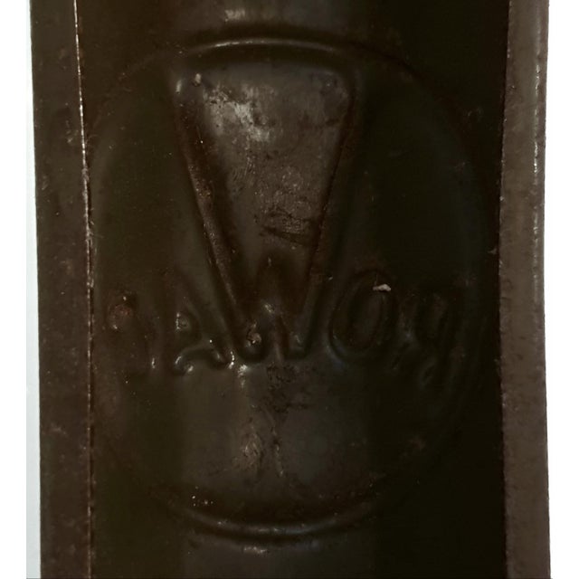 Brown Rowac Workshop Stool by Robert Wagner for Rowac, 1890s For Sale - Image 8 of 12