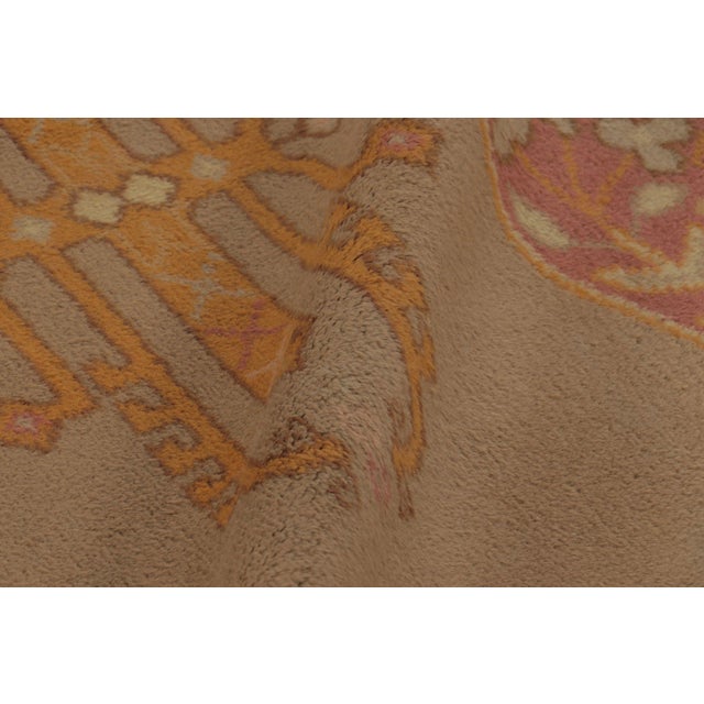 Textile Antique Amritsar Rug With Egyptian Architectural Borders - Rug & Kilim For Sale - Image 7 of 8