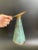 Mid Century Modern Israel Brass Verdigris Enamel Cone Shaped Jug - Pitcher For Sale - Image 10 of 11