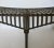 Vintage C.1996-2000 Gregorius Pineo Hand-Forged Twig Iron, Faux Bois Lattice-Strapped "Tuilerie Bench" For Sale - Image 9 of 13