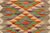 Bohemian Kilim Gray Beige Hand-Woven Wool Rug For Sale In New York - Image 6 of 9