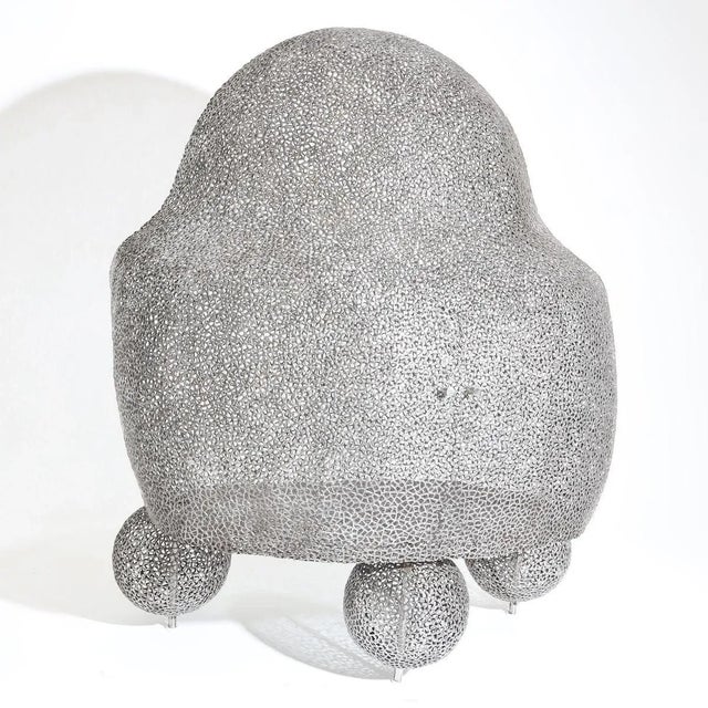 Metal Italian Credenza by Anacleto Spazzapan, 2000s For Sale - Image 7 of 12