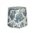 Traditional 16" Navy Toile Drum Lamp Shade For Sale - Image 3 of 4
