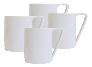 Milano Nebbia Mugs by Marta Benet, Set of 4