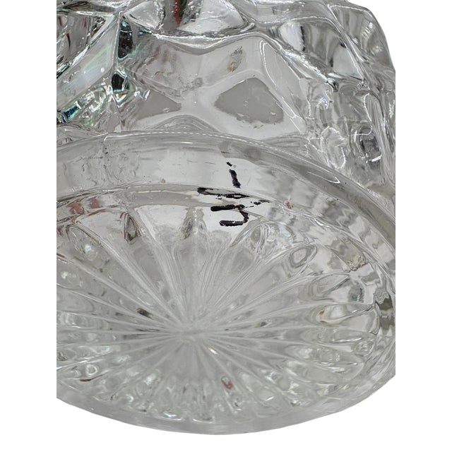 Mid 20th Century Art Deco Fostoria American Pattern Cube Glass Pitcher For Sale - Image 14 of 14