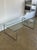Bent Tubular Steel and Glass Coffee Table For Sale - Image 4 of 6