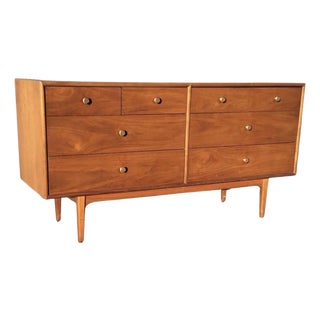 Mid-Century 1950s Walnut Drexel Declaration Dresser For Sale