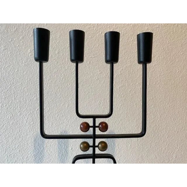 1960s Candelabra Mid-Century Modern Made by Laurdis Lonberg Denmark For Sale In Seattle - Image 6 of 8