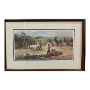 Charles M. Russell "Indian Reservation" 1900