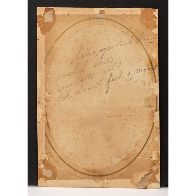 Continental Portrait of a Prince Gouache, 19th Century For Sale In New York - Image 6 of 7