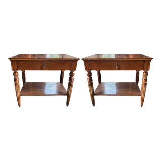 Mid 20th Century Pair of Nightstands For Sale