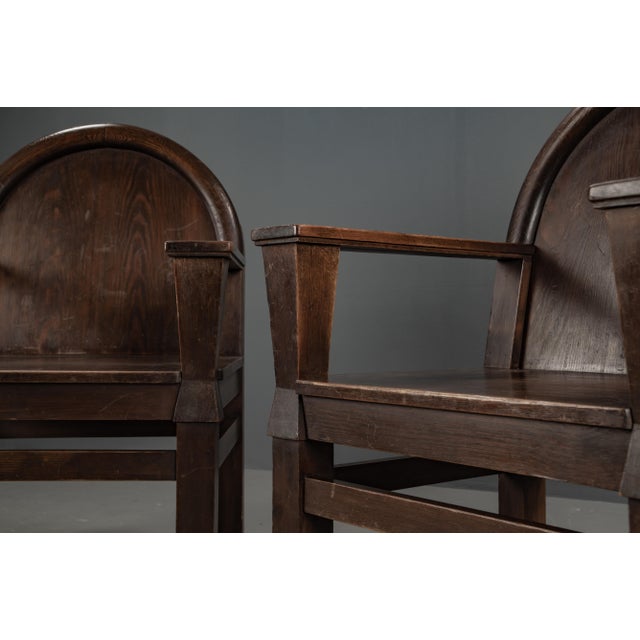 Armchair with Soul in Pinewood, 1940s For Sale - Image 16 of 18