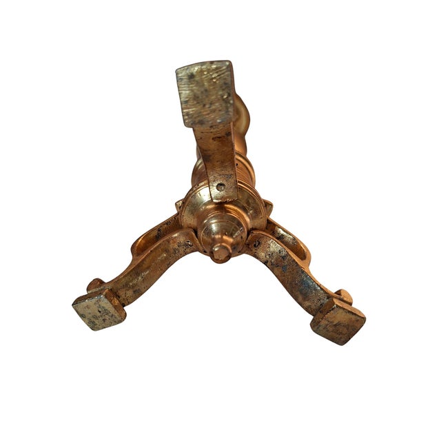 Gold Baroque Altar Candlesticks, 1960s, Set of 2 For Sale - Image 8 of 12