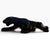 Vintage Glossy Black Ceramic Panther Sculpture With Db Mark For Sale - Image 4 of 9
