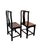 Late 20th Century Pair of Vintage Ming Style Chinese Dining Chairs For Sale - Image 5 of 14