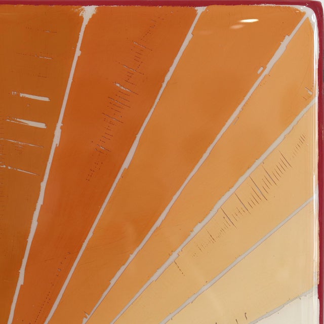 Wiggle Room 40 - Original Mid-Century Inspired Resin and Acrylic Abstract Wall Art For Sale In Los Angeles - Image 6 of 9
