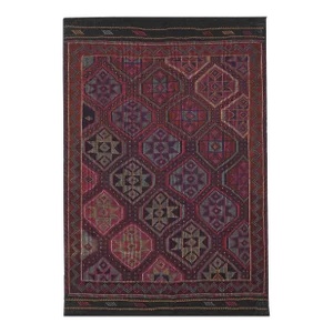 Vintage Turkish Jajim Kilim Rug 5'9'' X 8'3''