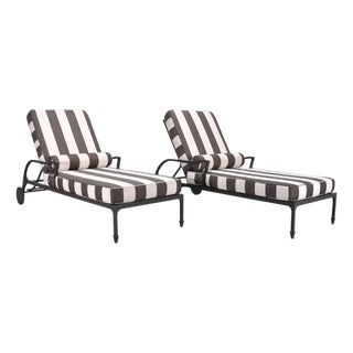 Pair of McKinnon and Harris Beaufort Sun Chaise Lounges For Sale