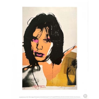 Andy Warhol Pop Art Mick Jagger 1989 For Sale
