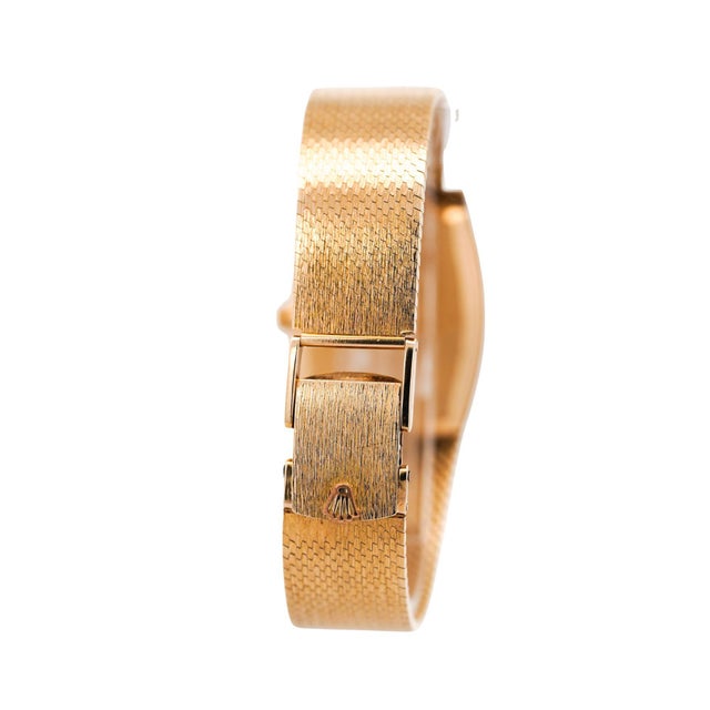 Vintage Rolex Cellini 3807 Champagne Dial 18k Gold Manual Watch For Sale In Miami - Image 6 of 13