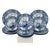 Gumps 1980s Gumps of San Francisco Blue & White Japanese Porcelain Dinnerware Plates- Set of 12 For Sale - Image 4 of 8