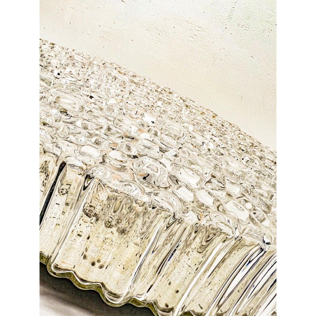 1970s Large Bubble Glass Flush Mount Lamp by Motoko Isshi for Staff, 1970s For Sale - Image 5 of 18