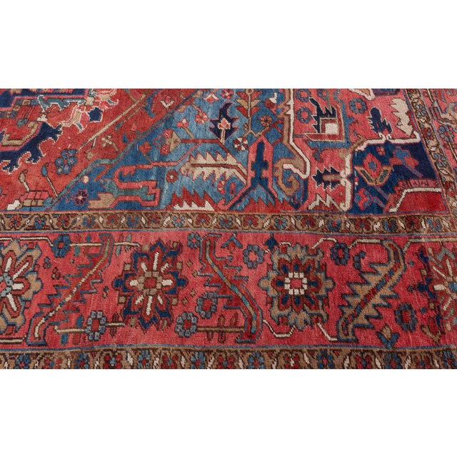 Persian Heriz Rug For Sale In New York - Image 6 of 7