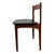 Mid-Century Modern Teak Dining Chairs Uk Import – Set of 4 Danish Modern Style Black Vinyl Side Chairs. For Sale - Image 10 of 12