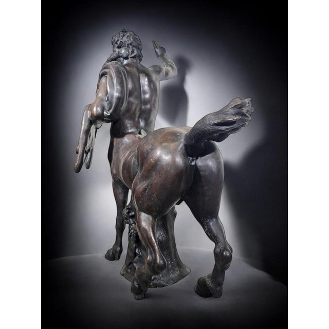 1900 - 1909 Monumental Young Centaur in Bronze, 1900 For Sale - Image 5 of 18