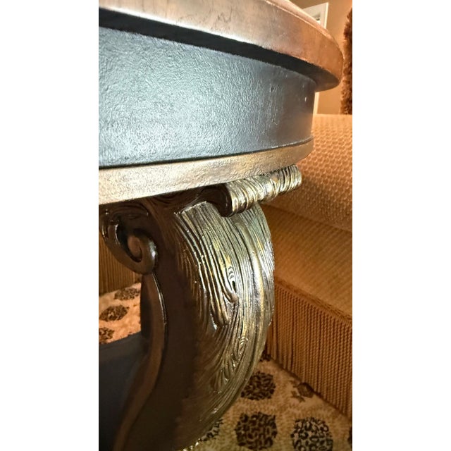 Brown Attributed Henredon French Louis XV Style Burl Wood Center Occasional Table For Sale - Image 8 of 10