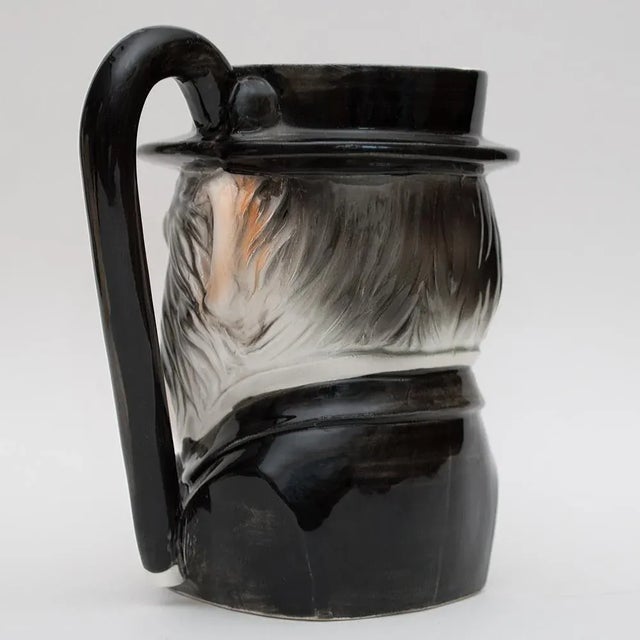 Mid Century Vintage English Decorative Chimpanzee Toby Style Mug For Sale In Dallas - Image 6 of 12