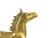Mid 20th Century Mid-Century Solid Gold Brass Horse Figurine For Sale - Image 5 of 7