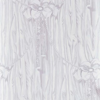 Sanderson Wilsford Wallpaper in Tyrian Lilac For Sale