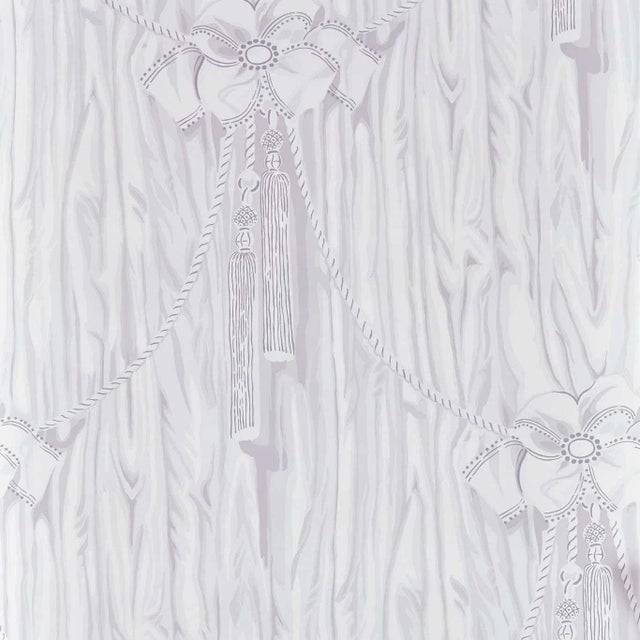 Sanderson Wilsford Wallpaper in Tyrian Lilac For Sale