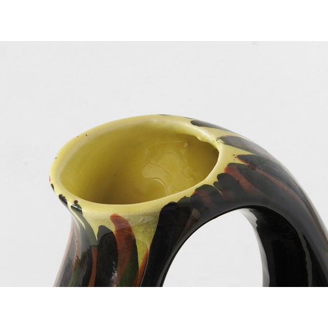 Mid-Century Ceramic Vase from from Saint Clément, France, 1950s For Sale - Image 4 of 8