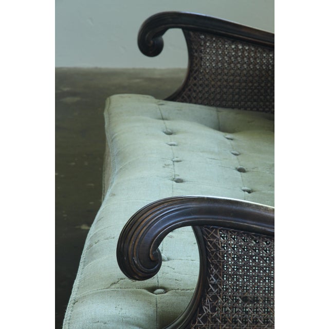 Boho Chic French Bergere Sofa, Denmark, 1900s For Sale - Image 3 of 17