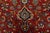 Kashan Rug 10′ X 13’5” Red Wool Vintage Traditional Hand-Knotted Carpet For Sale - Image 11 of 15