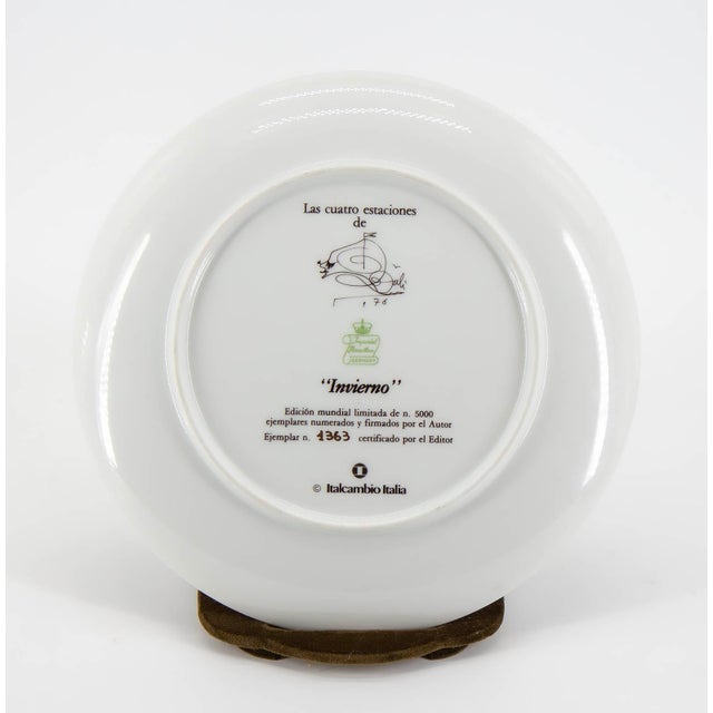 The Four Seasons Plates by Salvador Dalì, 1970s, Set of 4 For Sale - Image 13 of 14