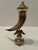 19th Century Horn & Brass Covered Trophy Cup Accessory For Sale - Image 11 of 12