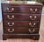 Ethan Allen Pair of Ethan Allen Chippendale Cherry Small Chest of Drawers / Nightstands For Sale - Image 4 of 11