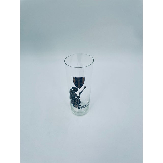 Vintage-style juice glass, crafted from high-quality glass. Made in Germany as a souvenir. The glass is clear and tall,...