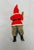 Christmas Antique Japanese Composition Santa Claus With Bottle Brush Tree, Circa 1930s For Sale - Image 4 of 8