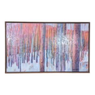 Crate & Barrel Pam Spicer “Aspen Symphony” Framed Print For Sale