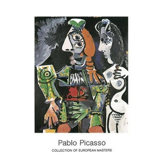 Pablo Picasso 'Matador E Femme Nue' Cubism Multicolor,Green Germany Offset Lithograph For Sale