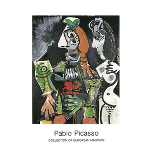 Pablo Picasso 'Matador E Femme Nue' Cubism Multicolor,Green Germany Offset Lithograph