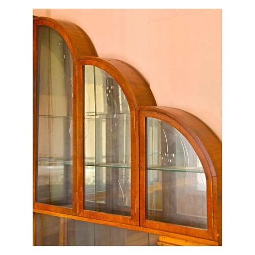 Art Deco Bar with Engraved Bevel Mirror, 1946 For Sale - Image 4 of 10